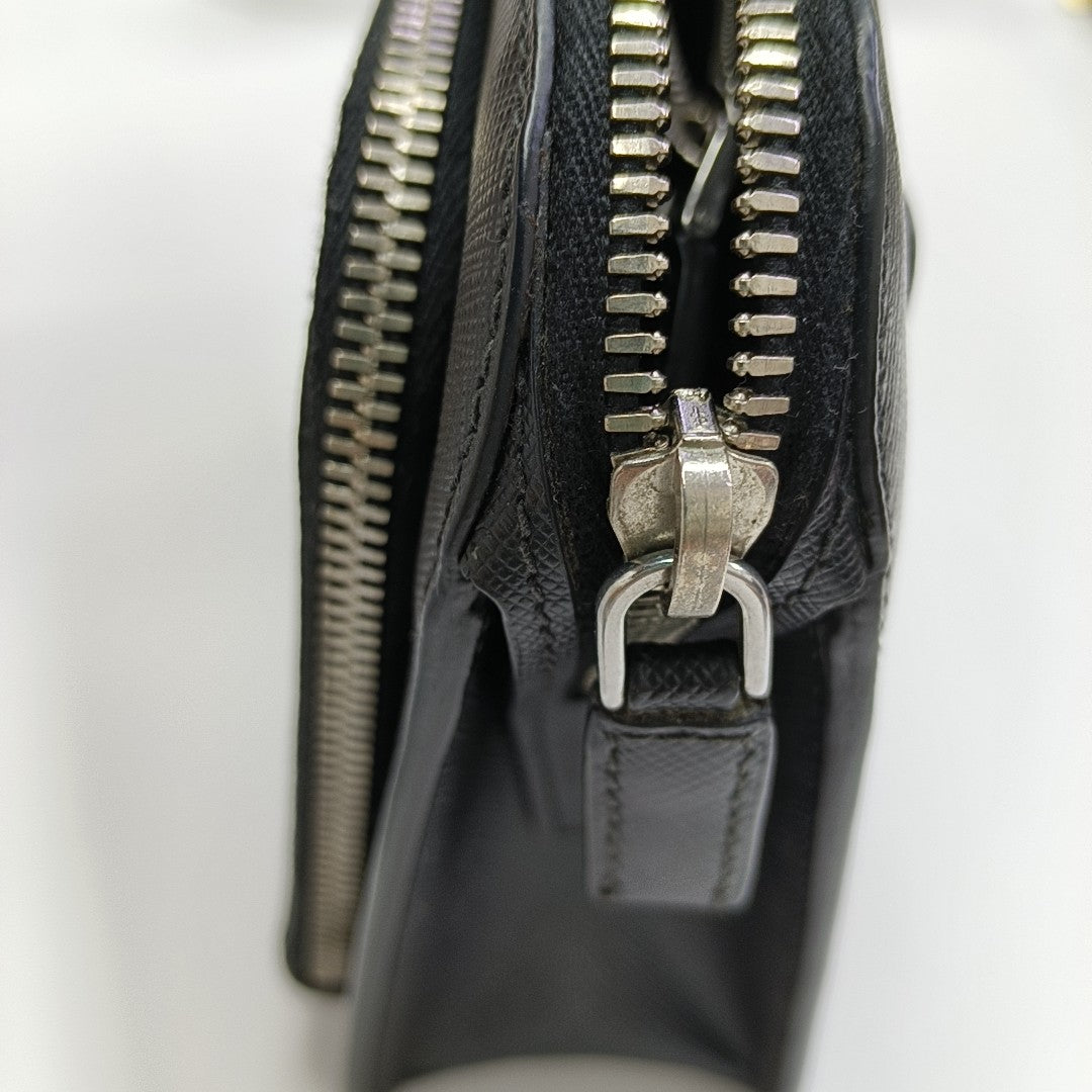 Calfskin Clutch Black