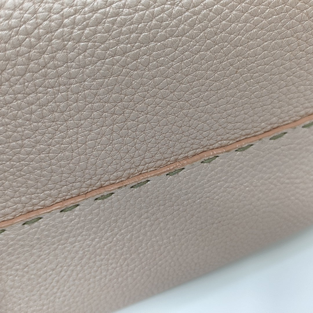 Calfskin Shoulder Bag Pink