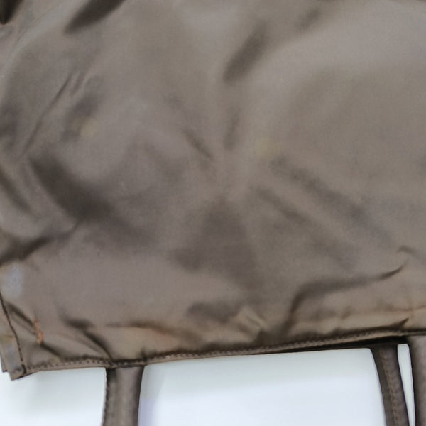 Nylon Tote Bag Brown