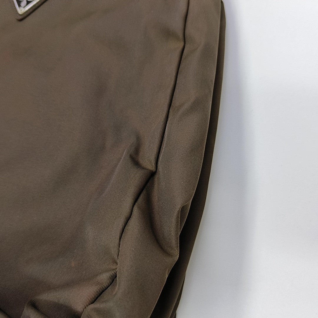 Nylon Tote Bag Brown