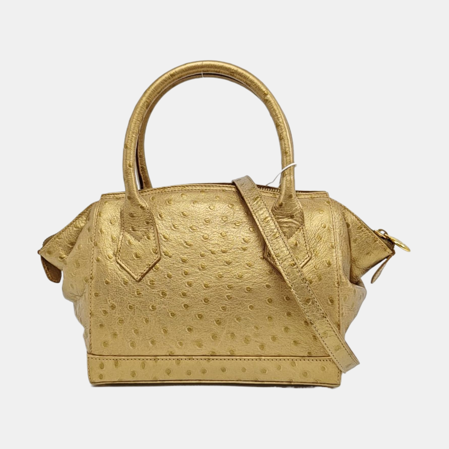 Leather Shoulder Bag Gold