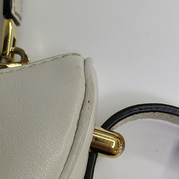 Calfskin Shoulder Bag White