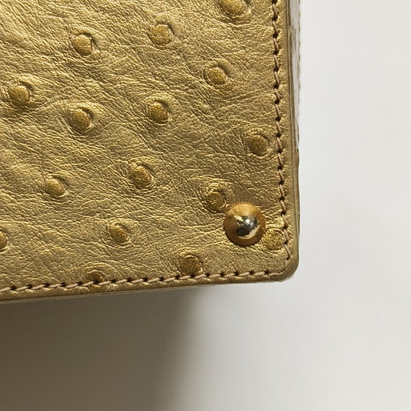 Leather Shoulder Bag Gold