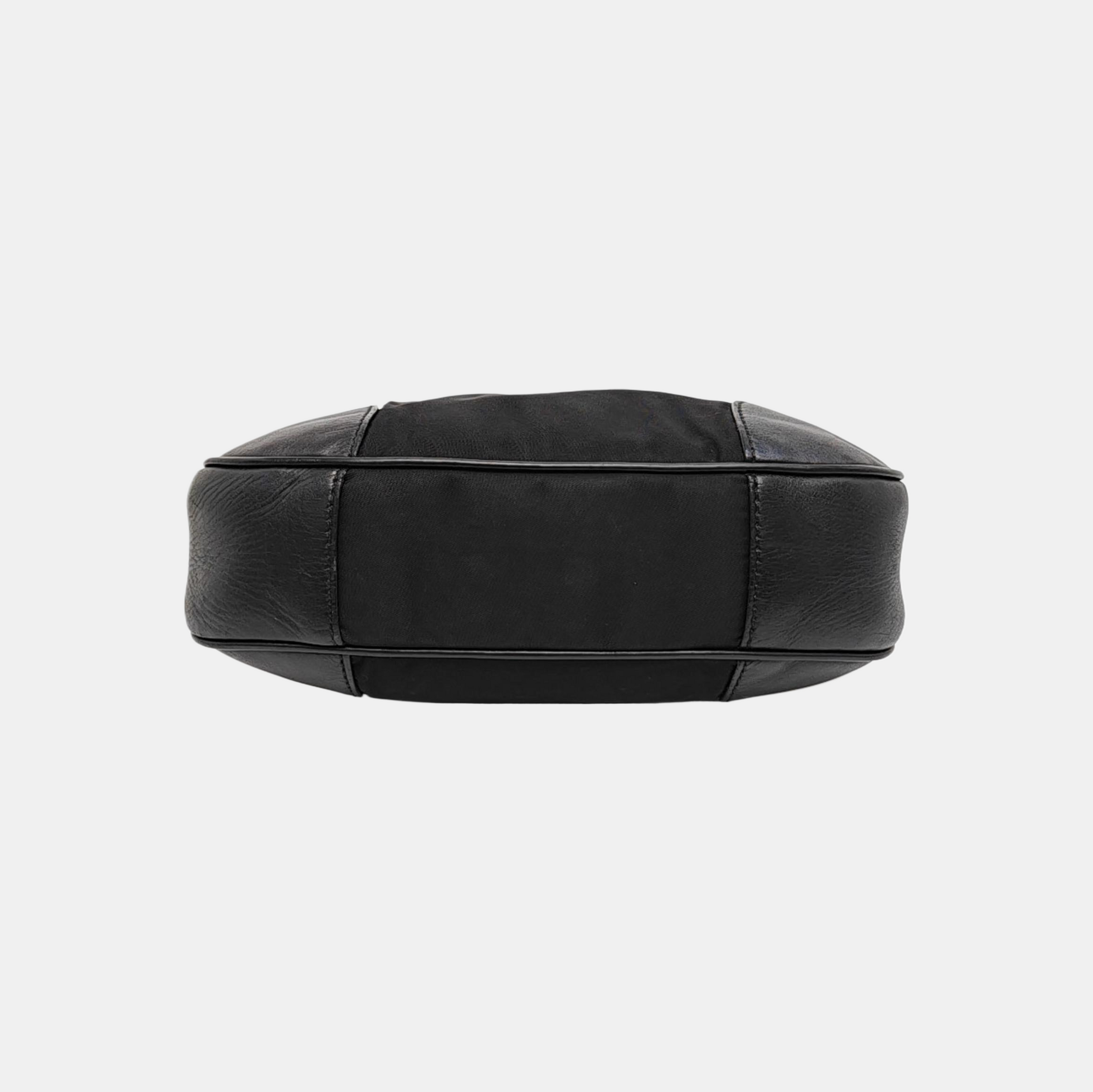 Nylon Shoulder Bag Black