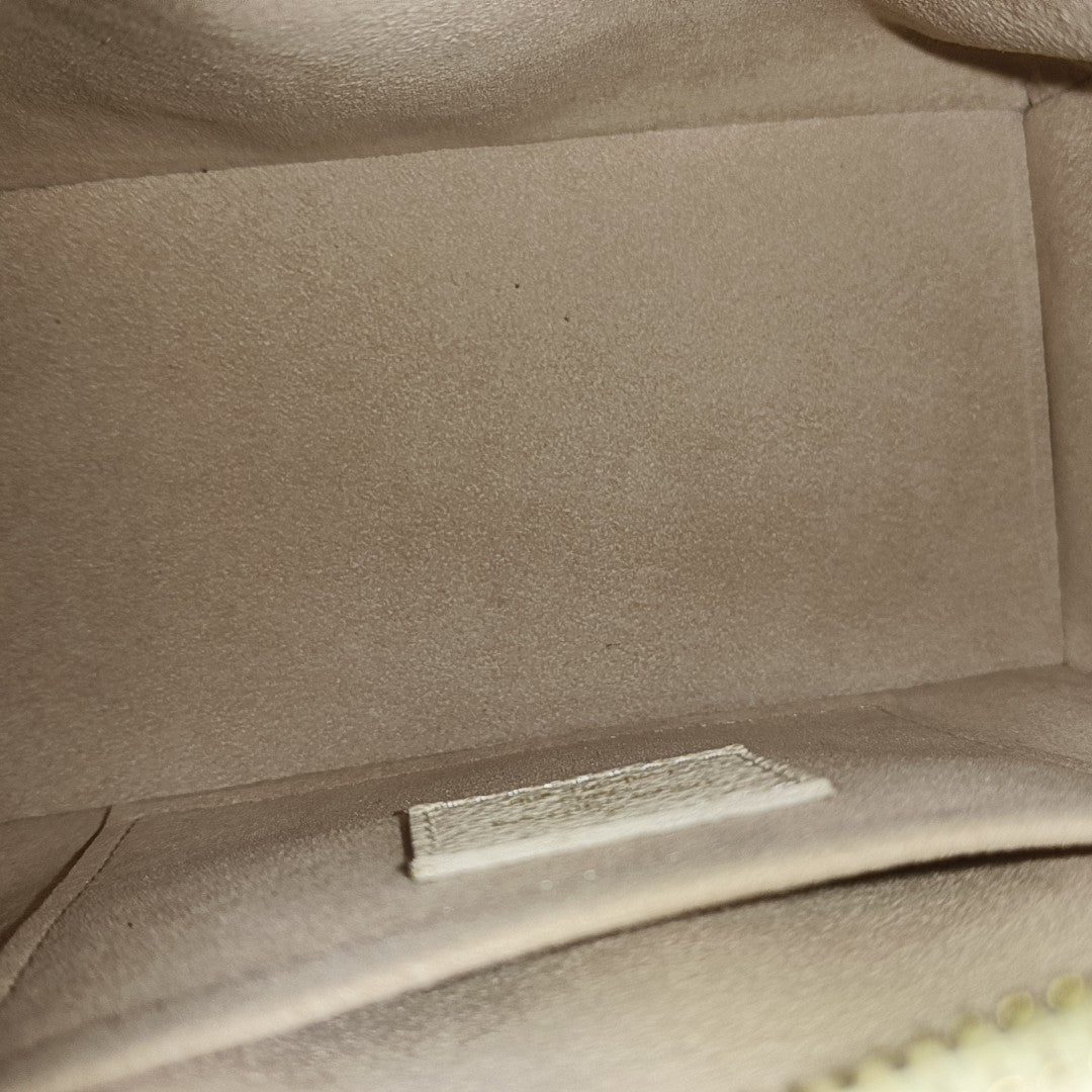 SPEEDY 20 Monogram Calfskin Beige