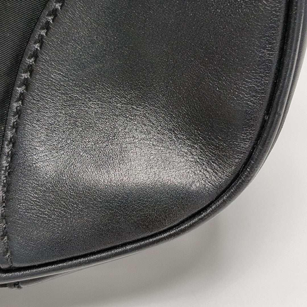 Nylon Shoulder Bag Black