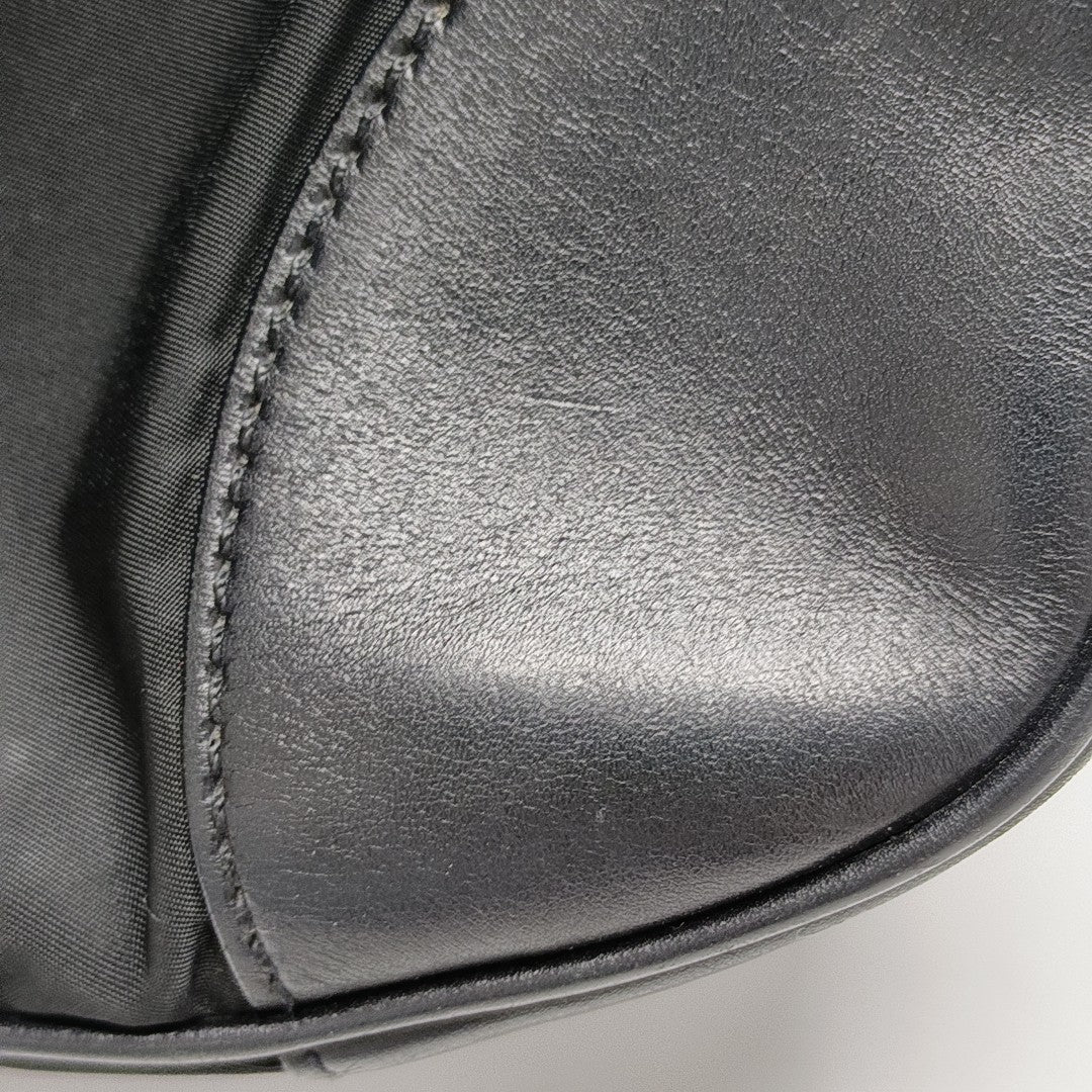 Nylon Shoulder Bag Black
