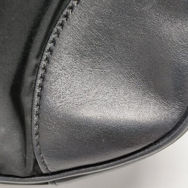Nylon Shoulder Bag Black