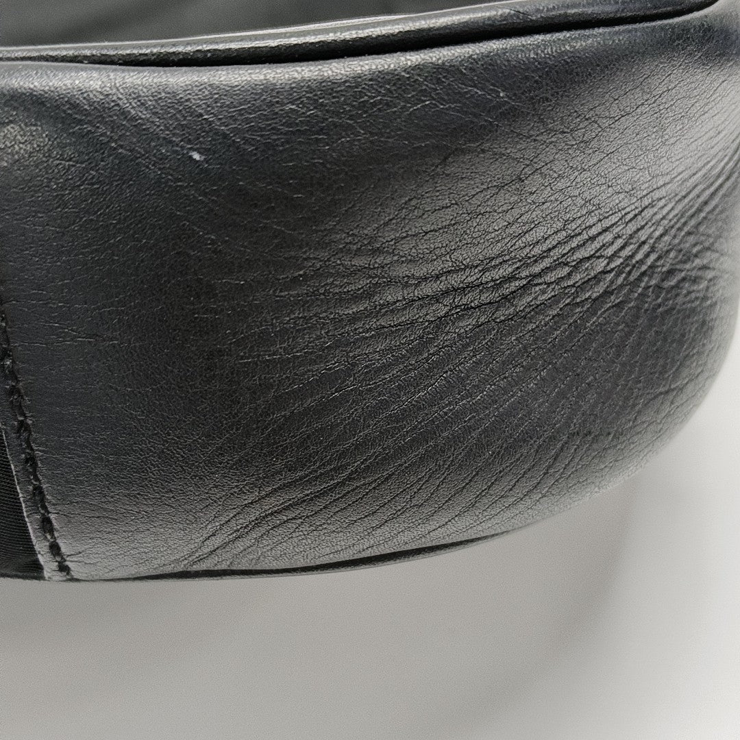 Nylon Shoulder Bag Black