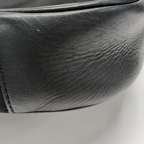 Nylon Shoulder Bag Black