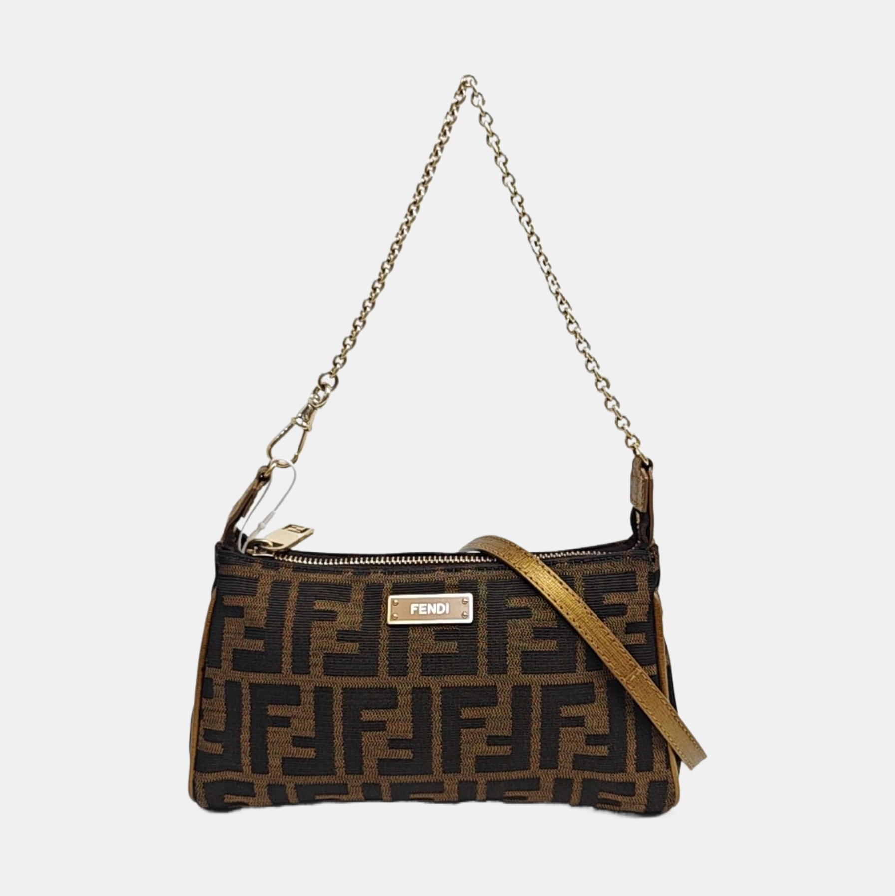 Canvas Shoulder Bag Brown