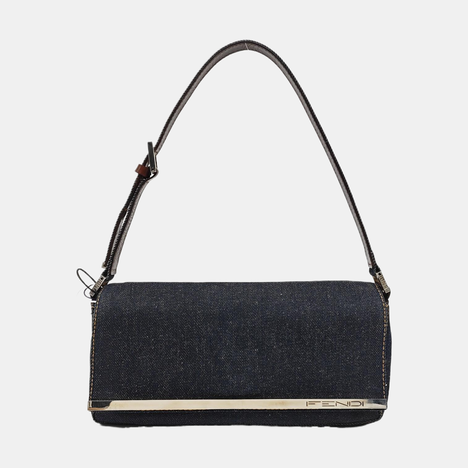 Fabric Shoulder Bag Blue