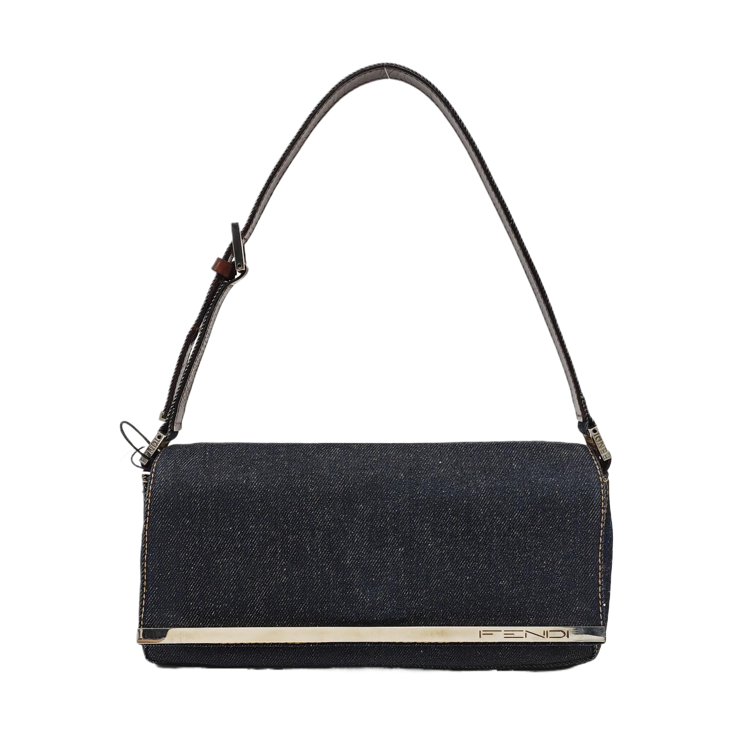 Fabric Shoulder Bag Blue