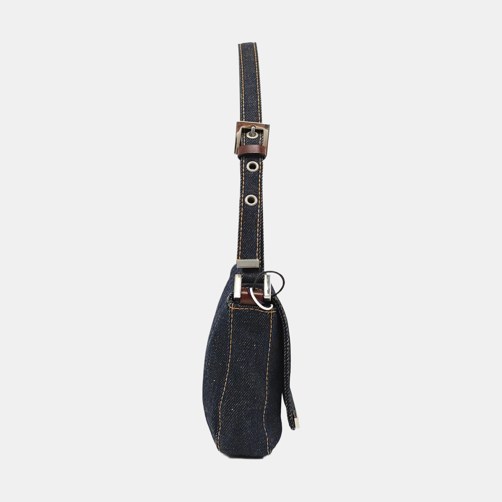 Fabric Shoulder Bag Blue