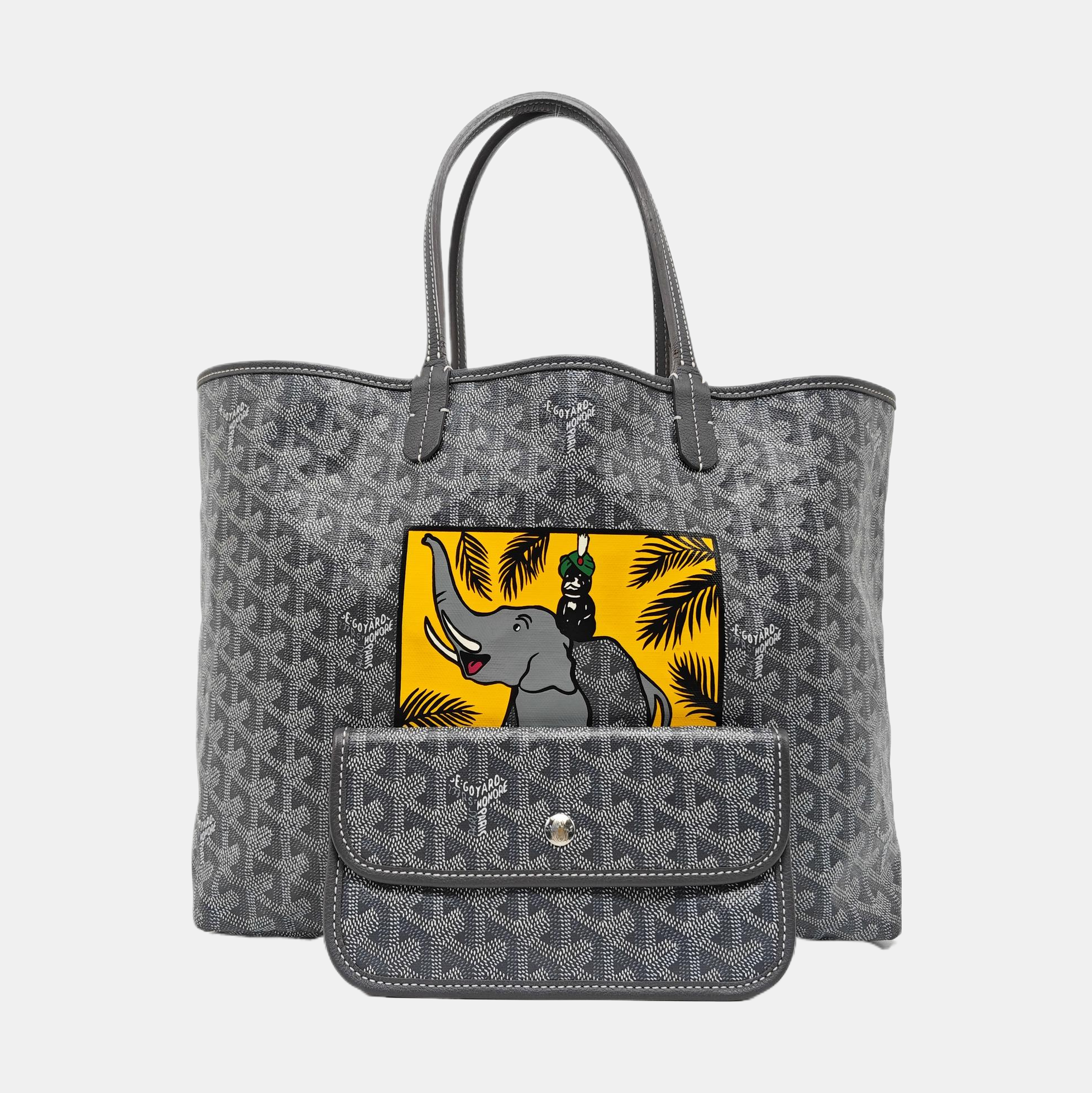 Saint Louis Coated Canvas Gray
