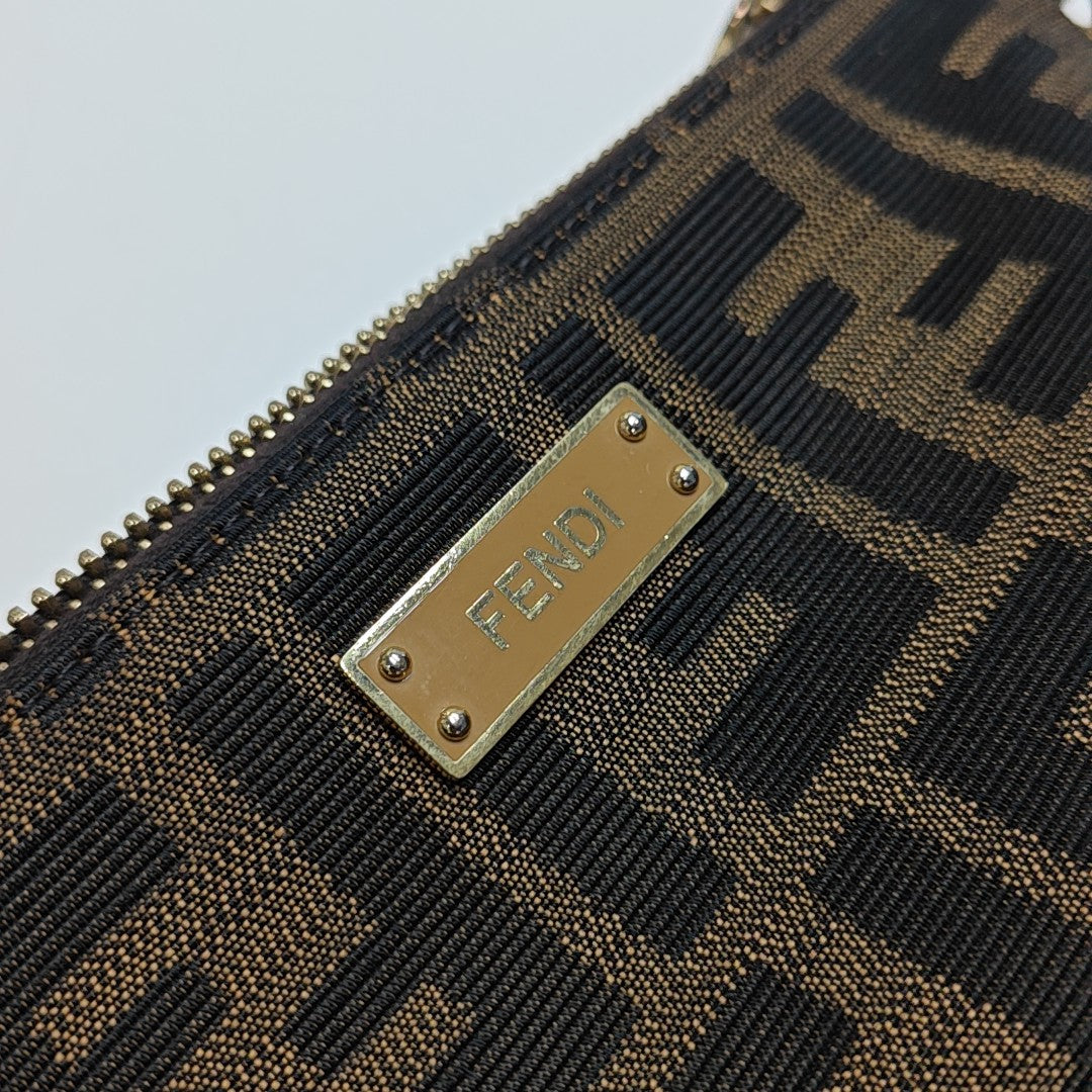 Canvas Shoulder Bag Brown