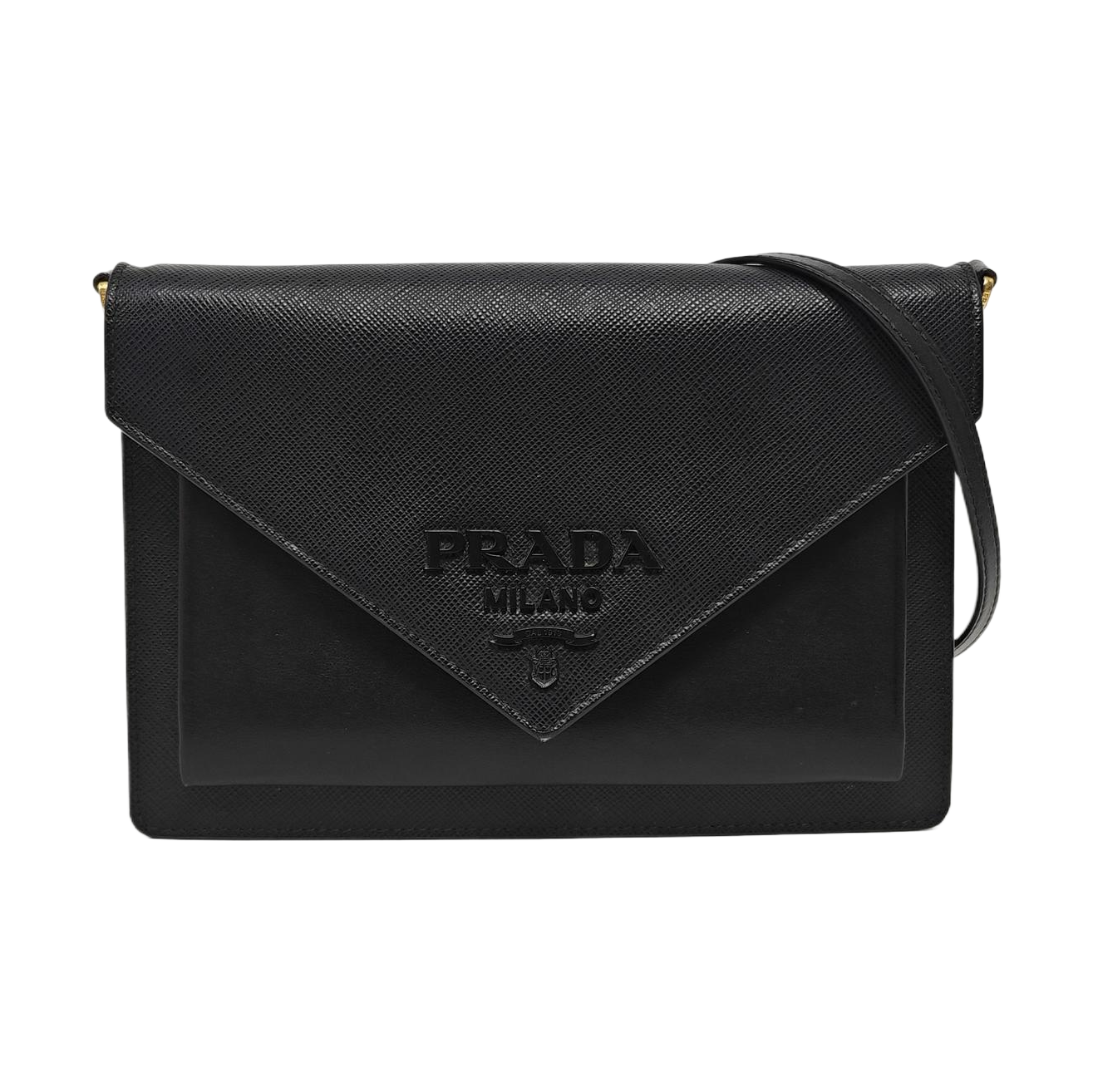Calfskin Shoulder Bag Mini Black