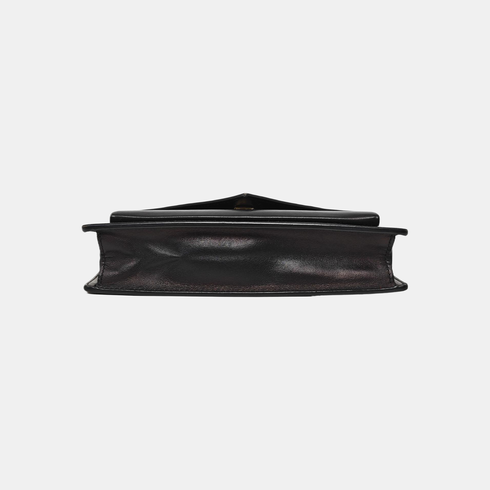Calfskin Shoulder Bag Mini Black