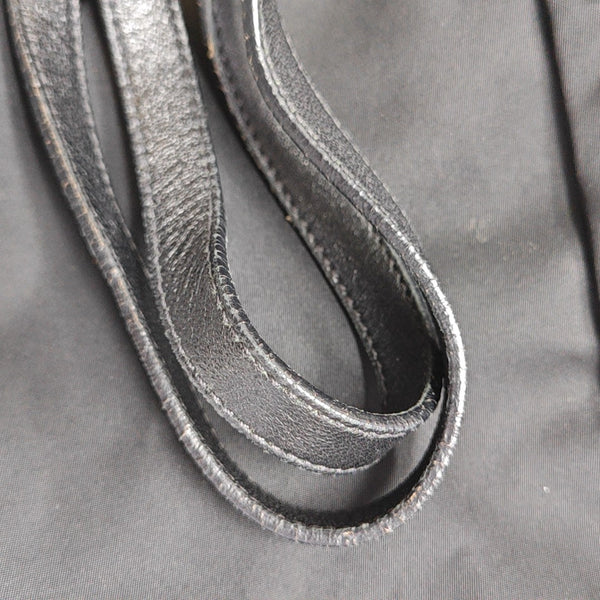 Nylon Top Handle Bag Black