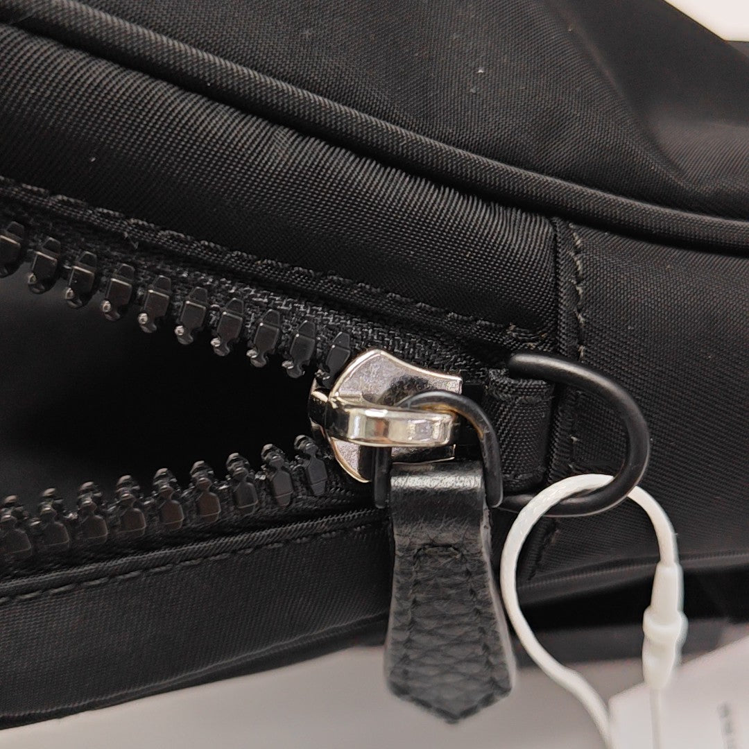 Nylon Shoulder Bag Black