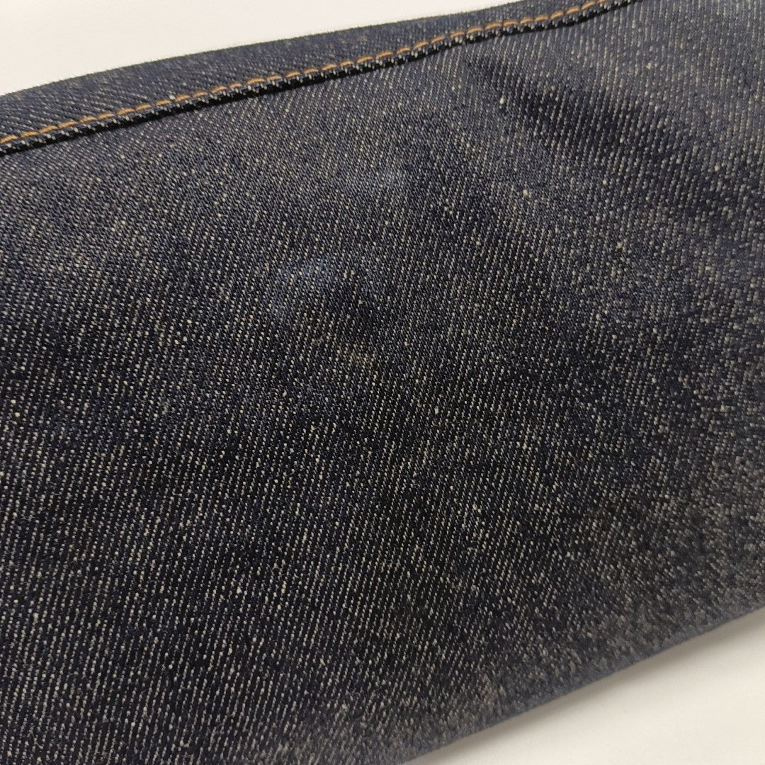 Fabric Shoulder Bag Blue