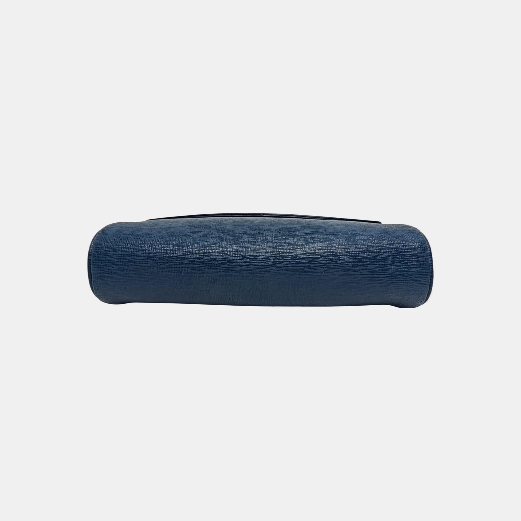Calfskin Shoulder Bag Blue