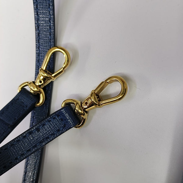 Calfskin Shoulder Bag Blue