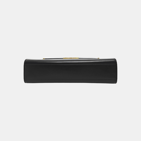 MANHATTAN Medium Calfskin Black