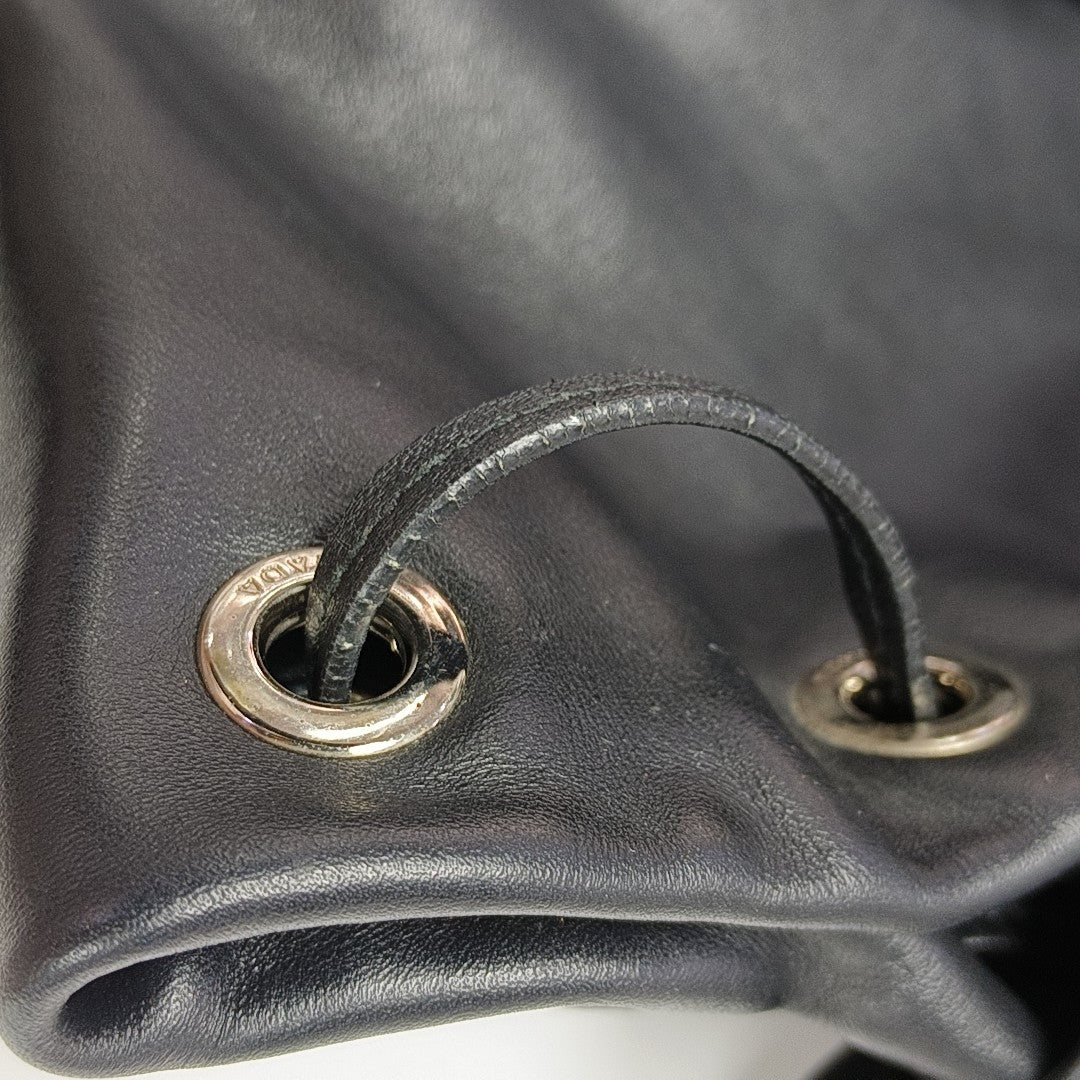 Calfskin Backpack Medium Black