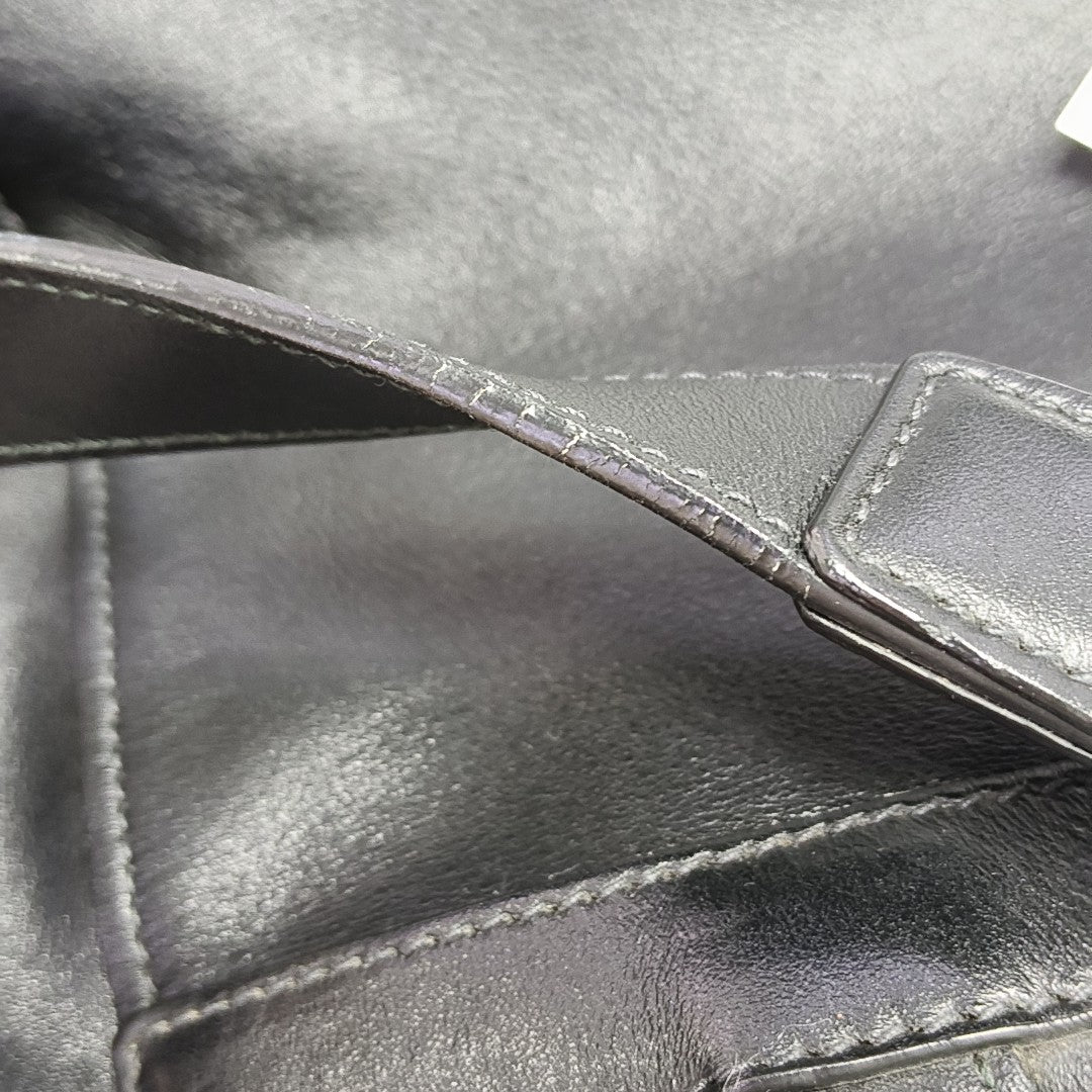 Calfskin Backpack Medium Black
