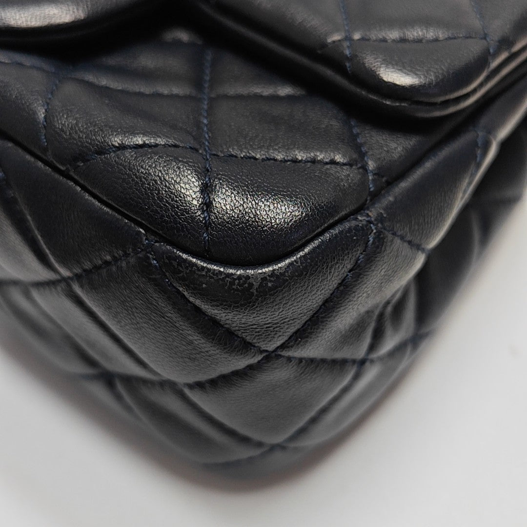 CLASSIC FLAP Mini Quilted Lambskin Blue