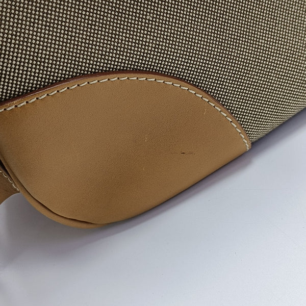 Canvas Top Handle Bag Brown
