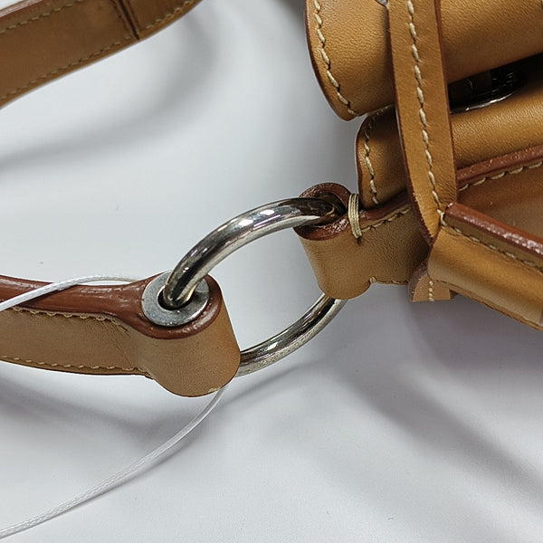 Canvas Top Handle Bag Brown