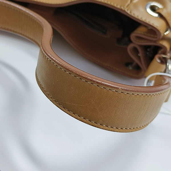 Canvas Top Handle Bag Brown