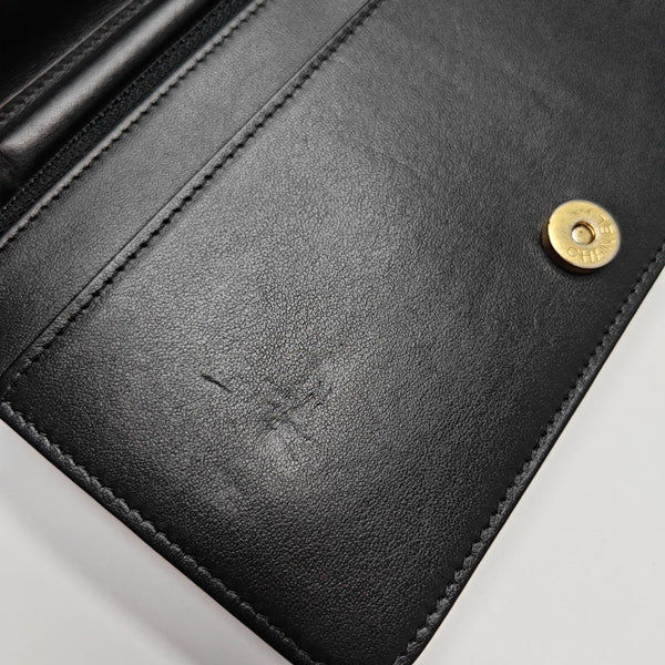 BOY CHANEL Mini Quilted Grained Calfskin Black