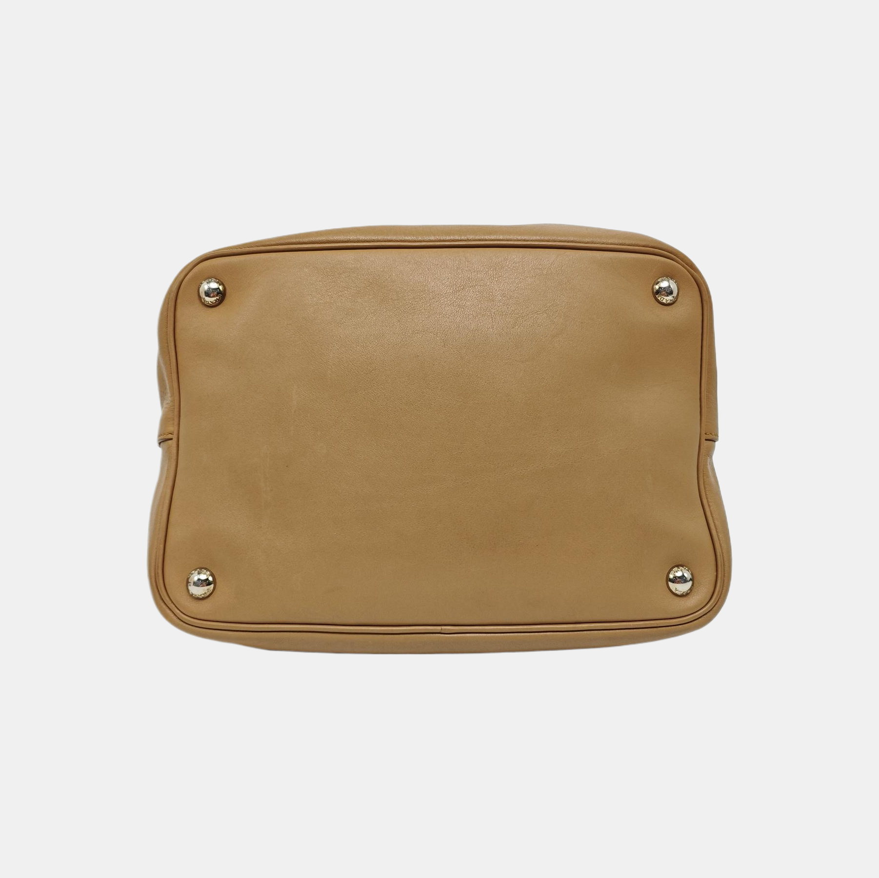 Calfskin Bucket Bag Brown