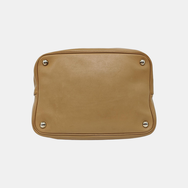 Calfskin Bucket Bag Brown