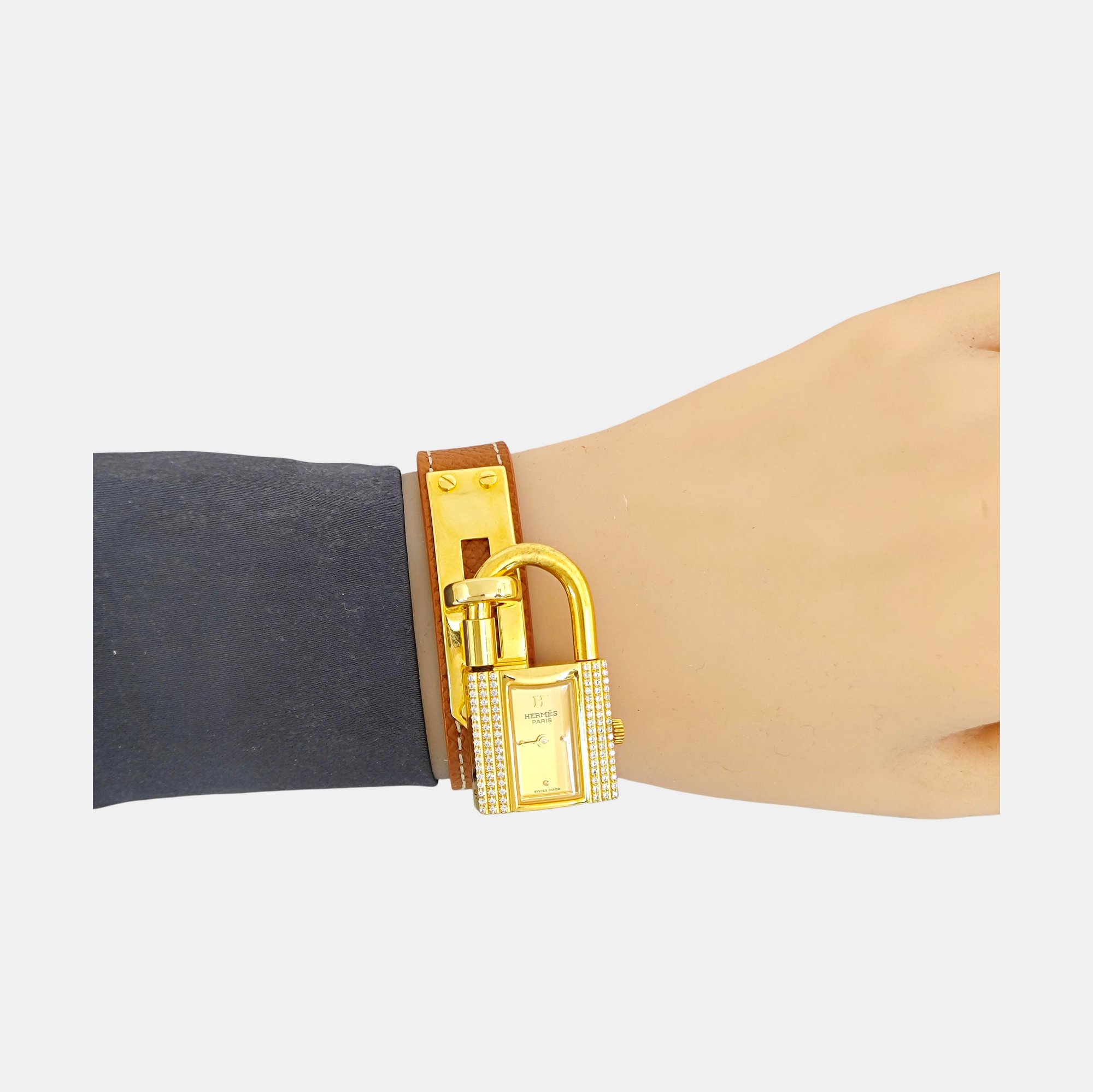 20mm Gold Quartz Watch