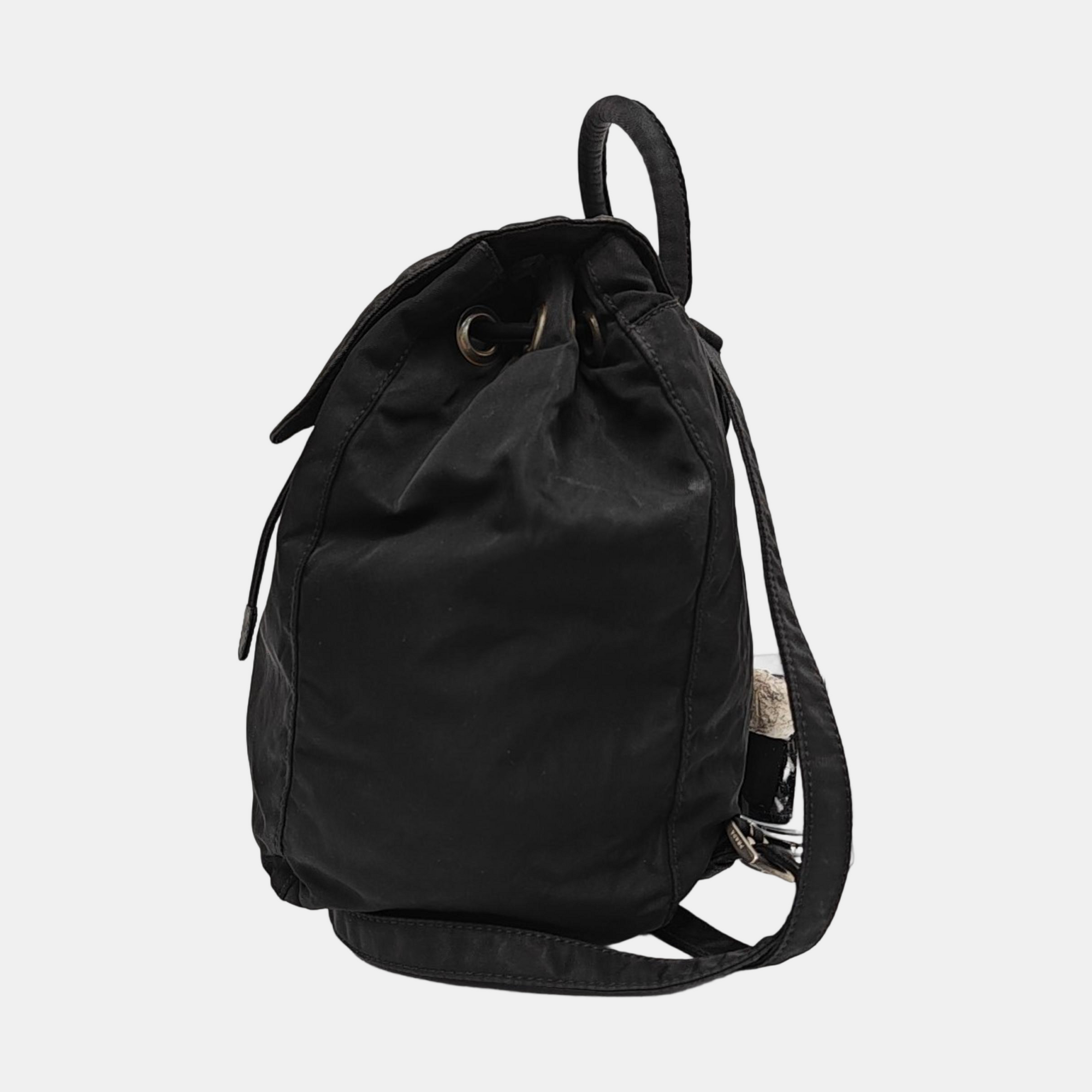 Nylon Backpack Black