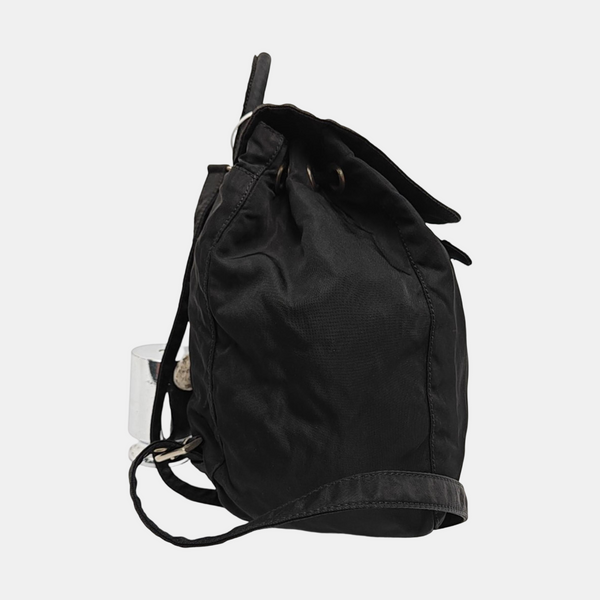 Nylon Backpack Black