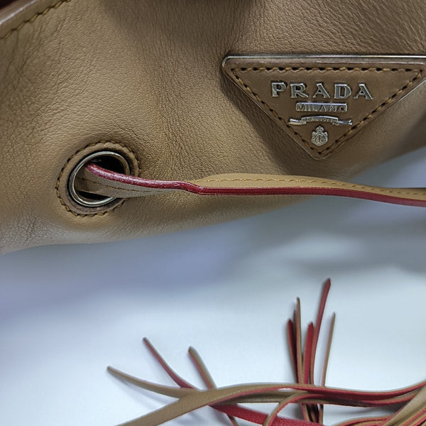 Calfskin Bucket Bag Brown