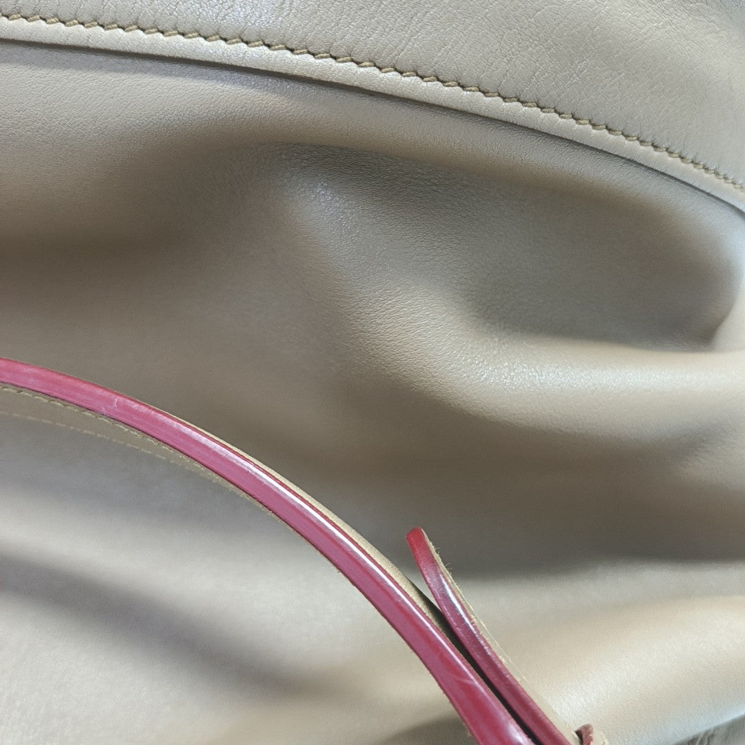 Calfskin Bucket Bag Brown