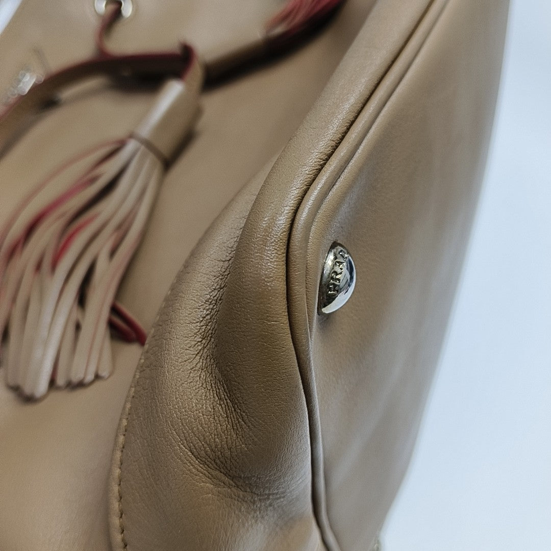 Calfskin Bucket Bag Brown