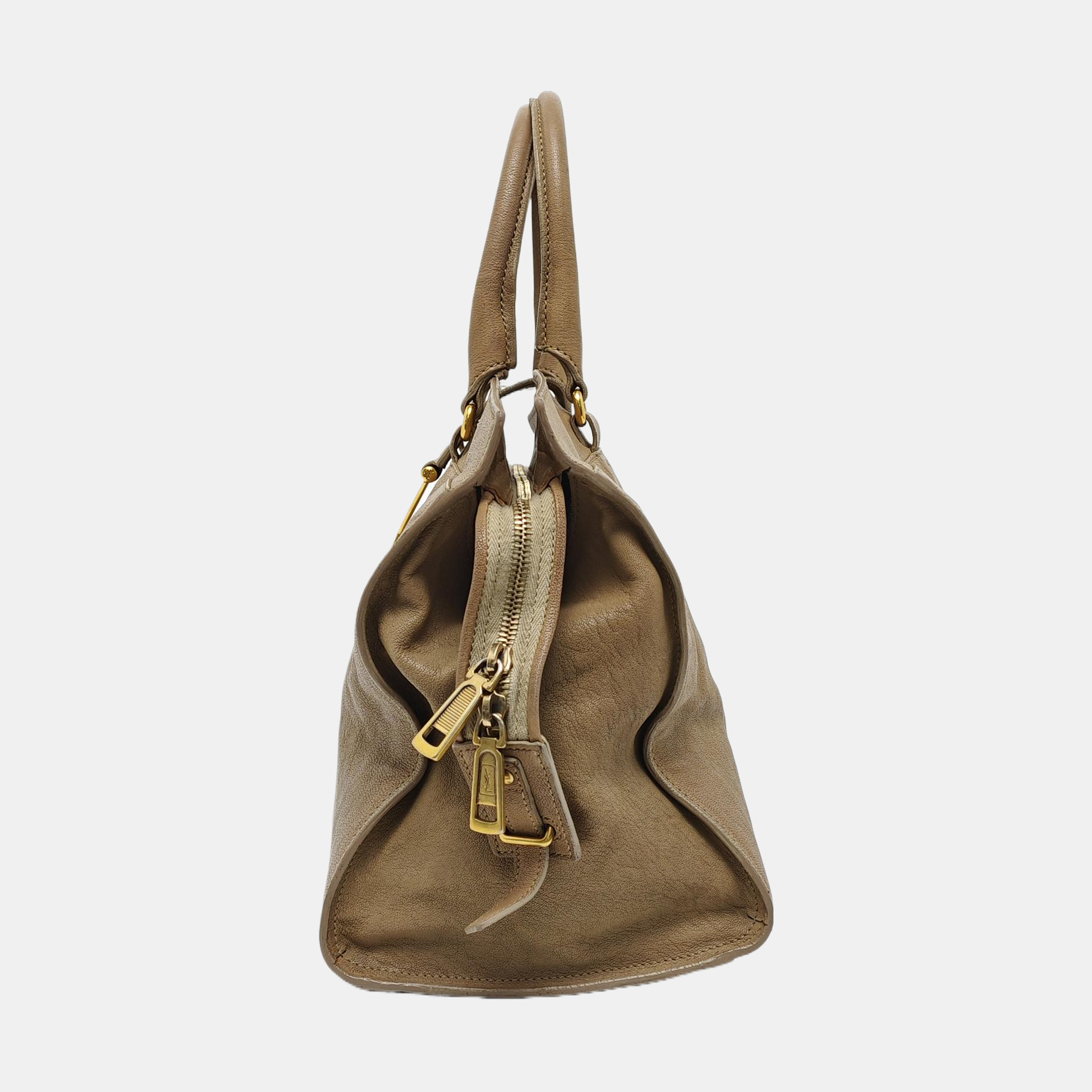 CHYC Y LIGNE Medium Calfskin Gray