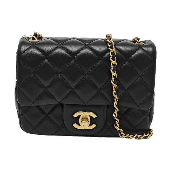 CLASSIC FLAP Mini Quilted Lambskin Black