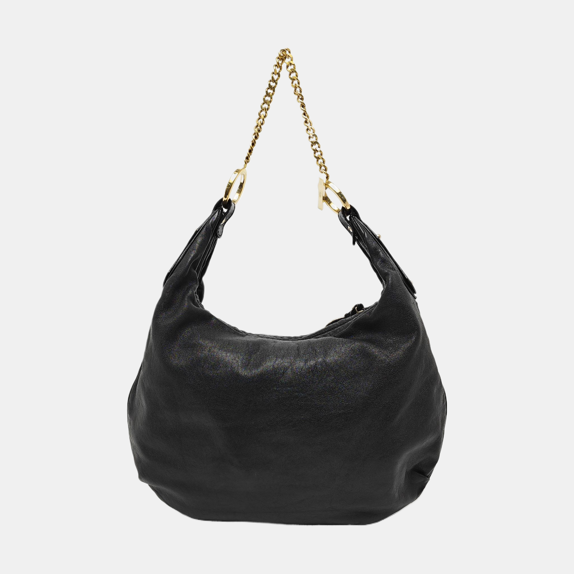 Calfskin Shoulder Bag Black
