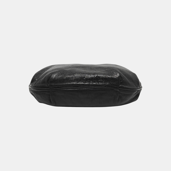 Calfskin Shoulder Bag Black