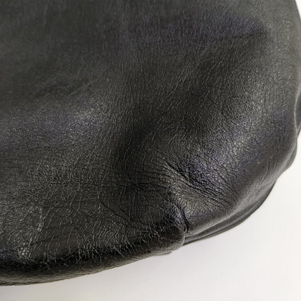 Calfskin Shoulder Bag Black