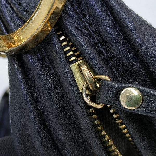 Calfskin Shoulder Bag Black