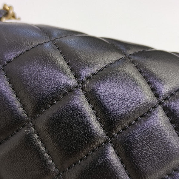 CLASSIC FLAP Mini Quilted Lambskin Black